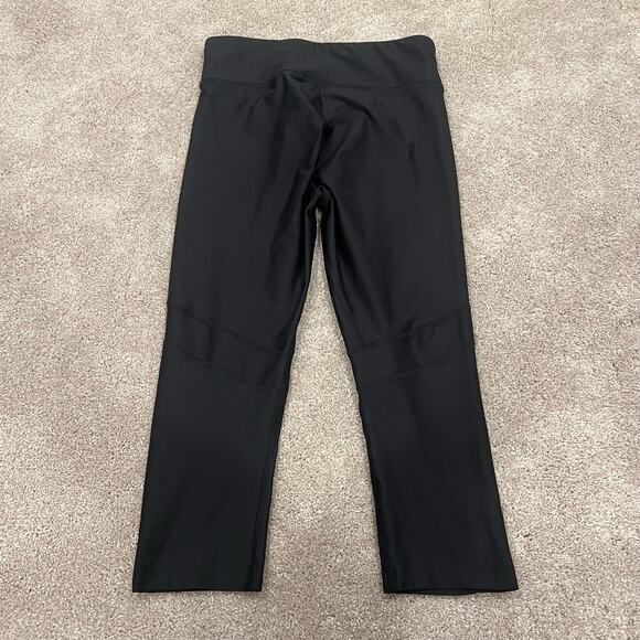 Under Armour Womens Compressions Cropped Black Workout Pant Size Small - Picture 9 of 9